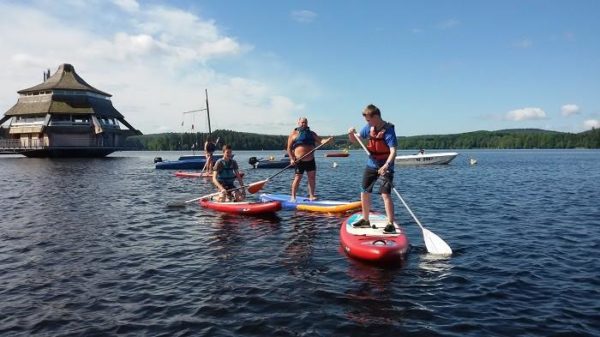 Paddle gonflable activital lac des settons