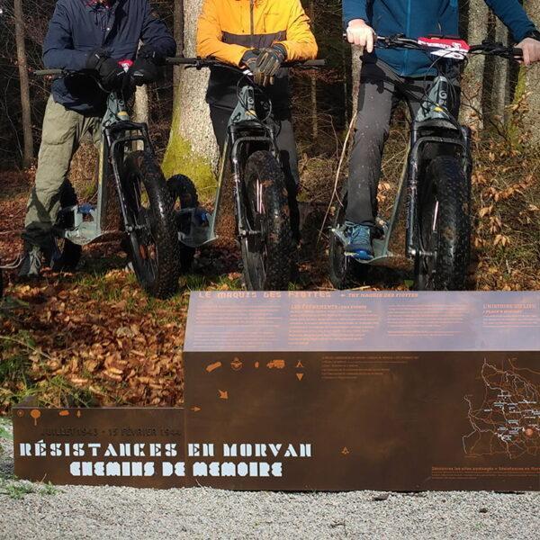 Loisirs au settons trottinette maquis des fiottes