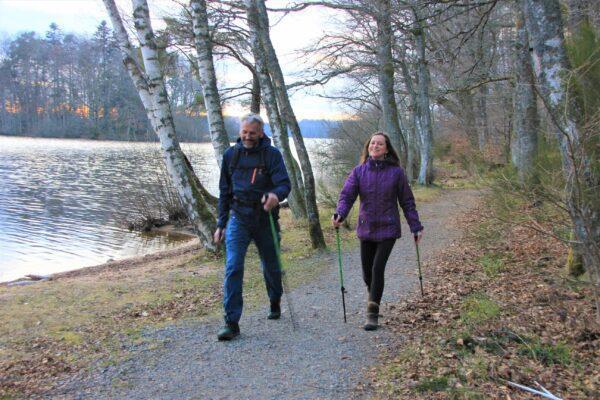 Loisirs au settons marche nordique