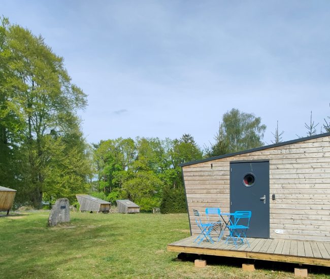Hébergement en cabane accessible aux PMR au lac des Settons, Morvan