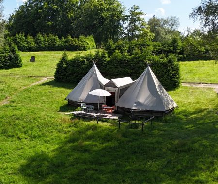 Hébergement en Tipi de 6 places au lac des Settons, Morvan