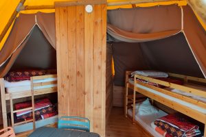 Hébergement en Tipi de 6 places au lac des Settons, Morvan