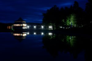 Restaurant La Pagode au domaine Activital au lac des Settons